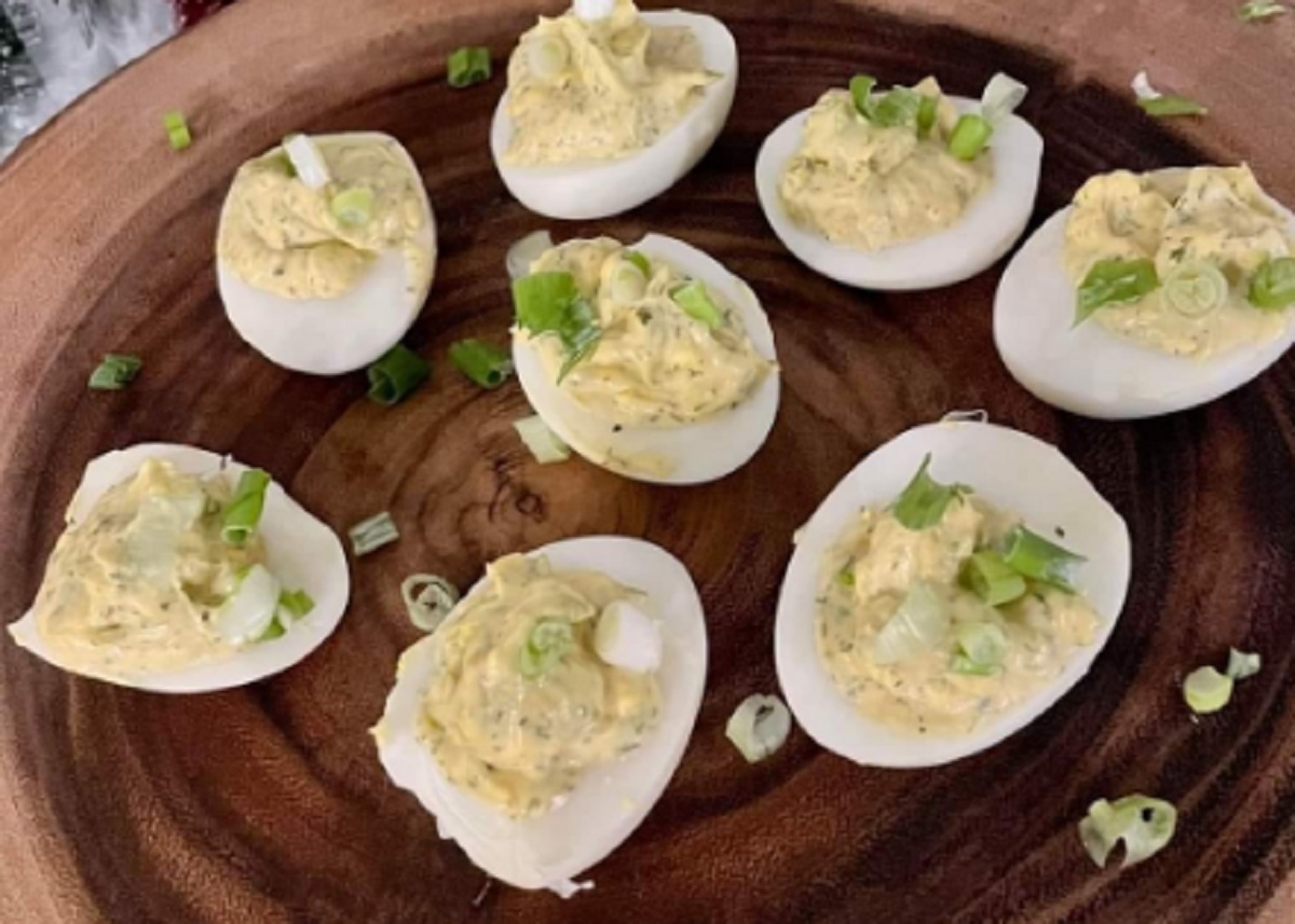 Recette: Oeufs farcis  l'aneth et citron.
