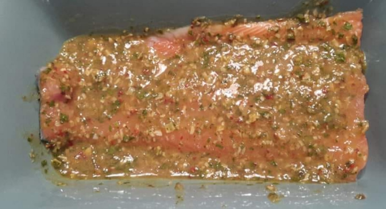 Recette: Gravlax moutarde et �rable.