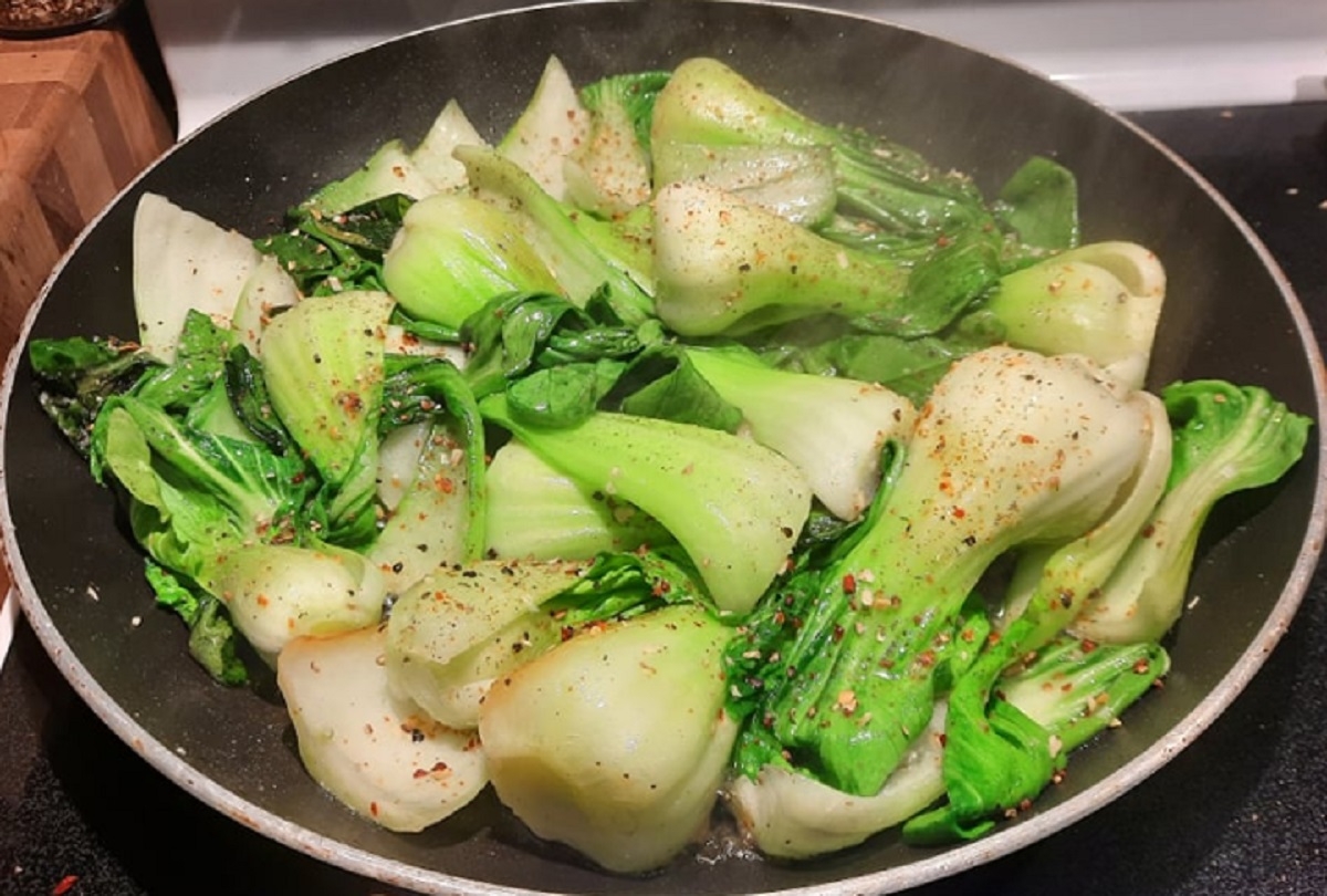 Recette: Bok choy aux �pices et gingembre.