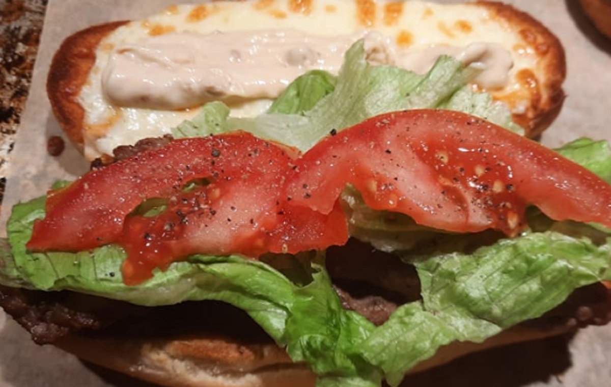 Recette: Sous-marin au steak � fondue de boeuf.