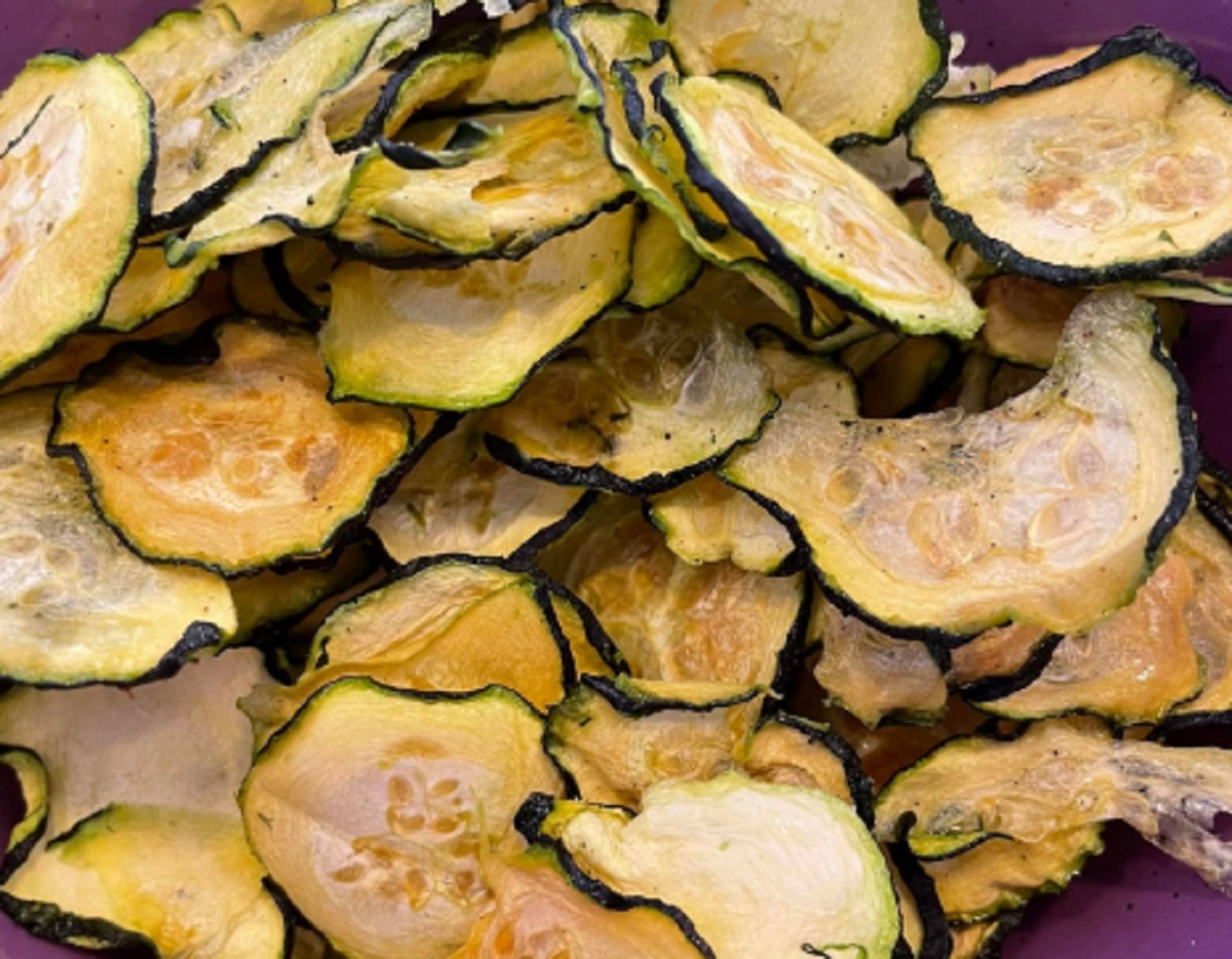 Recette: Chips de zucchini.