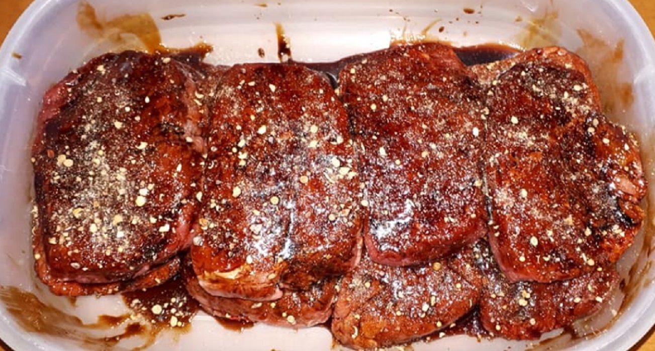 Recette: Marinade pour steak de boeuf.