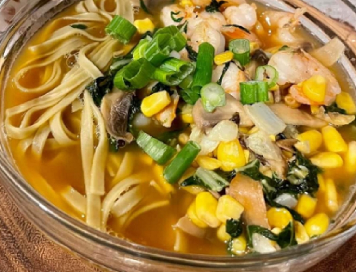 Recette: Soupe de style asiatique.