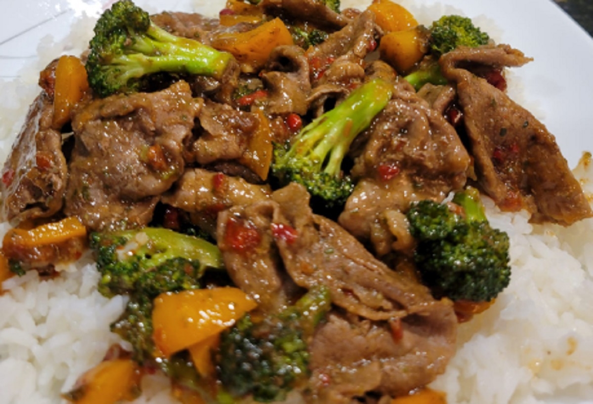 Recette: Saut de boeuf et lgumes triyaki.