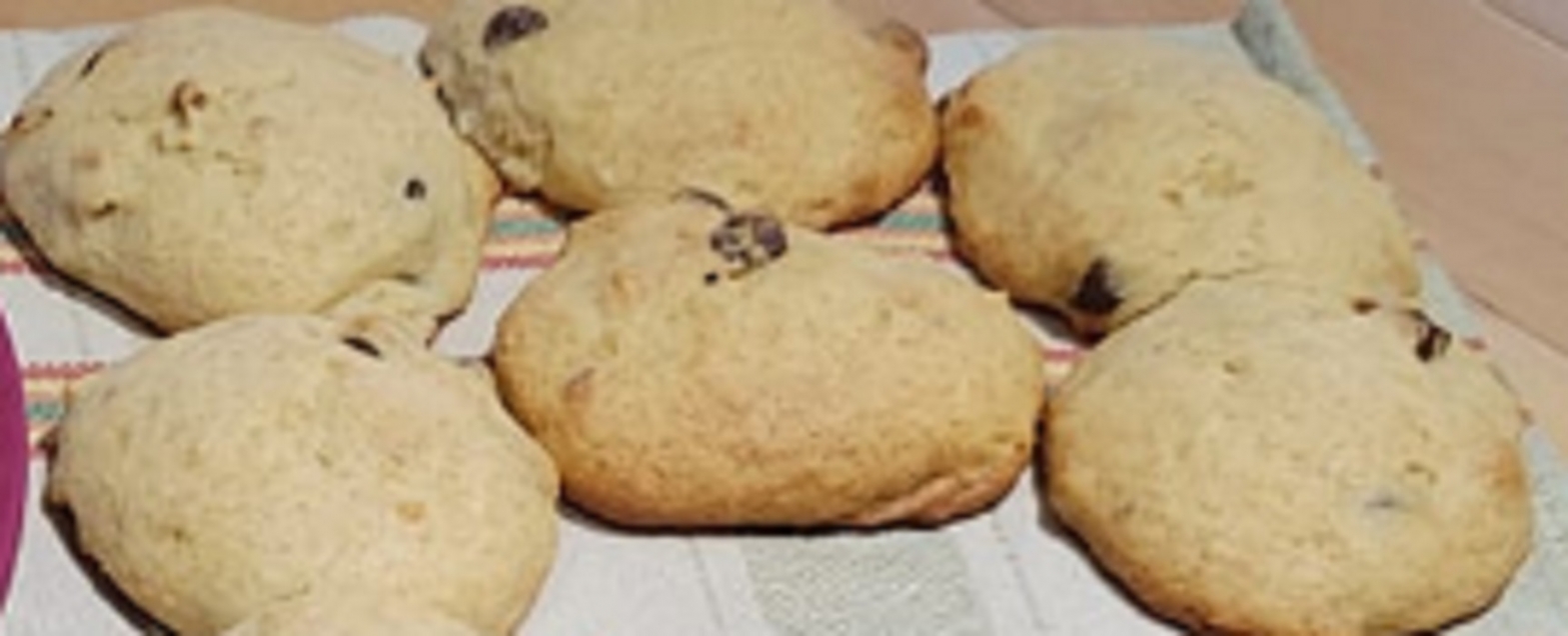 Recette: Galettes au yogourt et raisins secs.