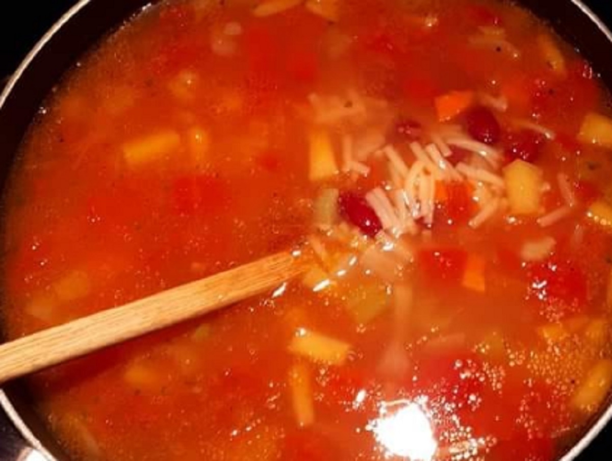 Recette: Soupe repas m�li-m�lo.
