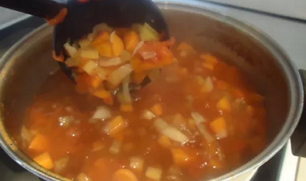 Recette: Soupe aux l�gumes
