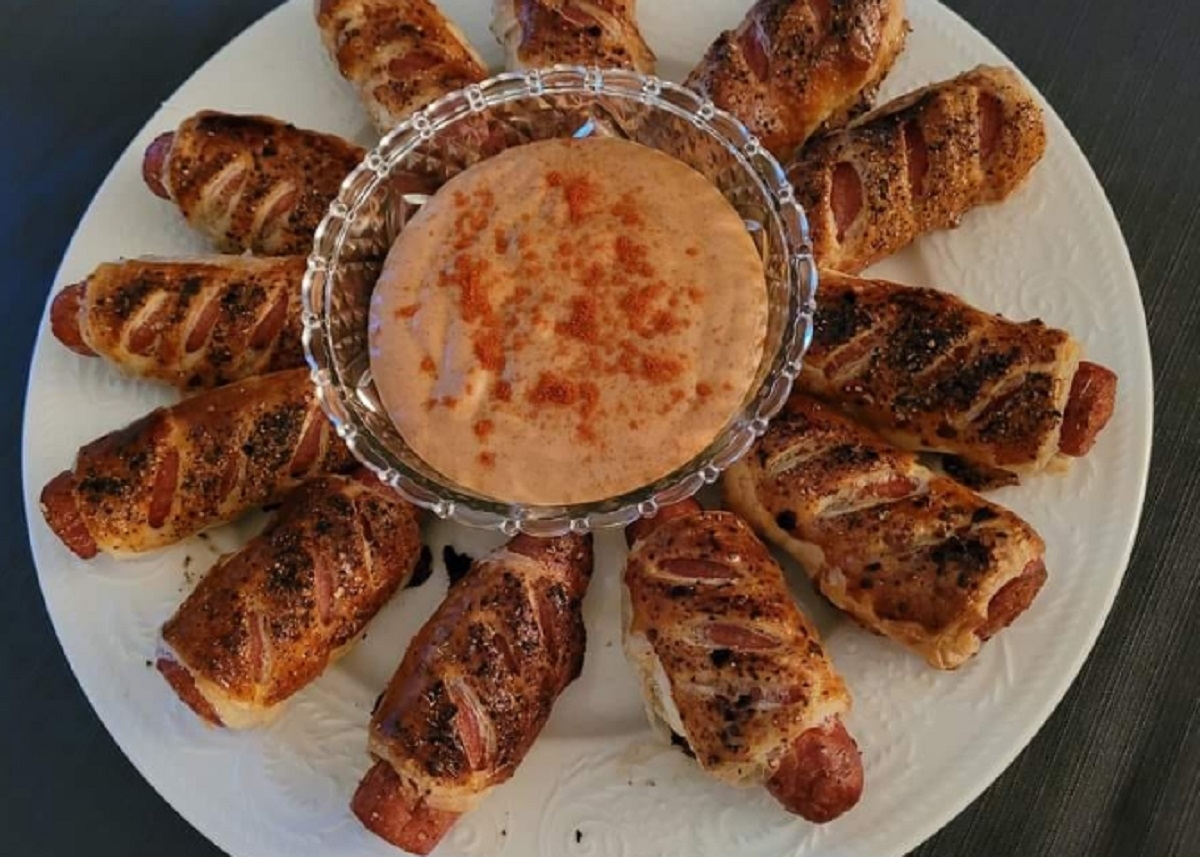 Recette: Saucisses en p�te.