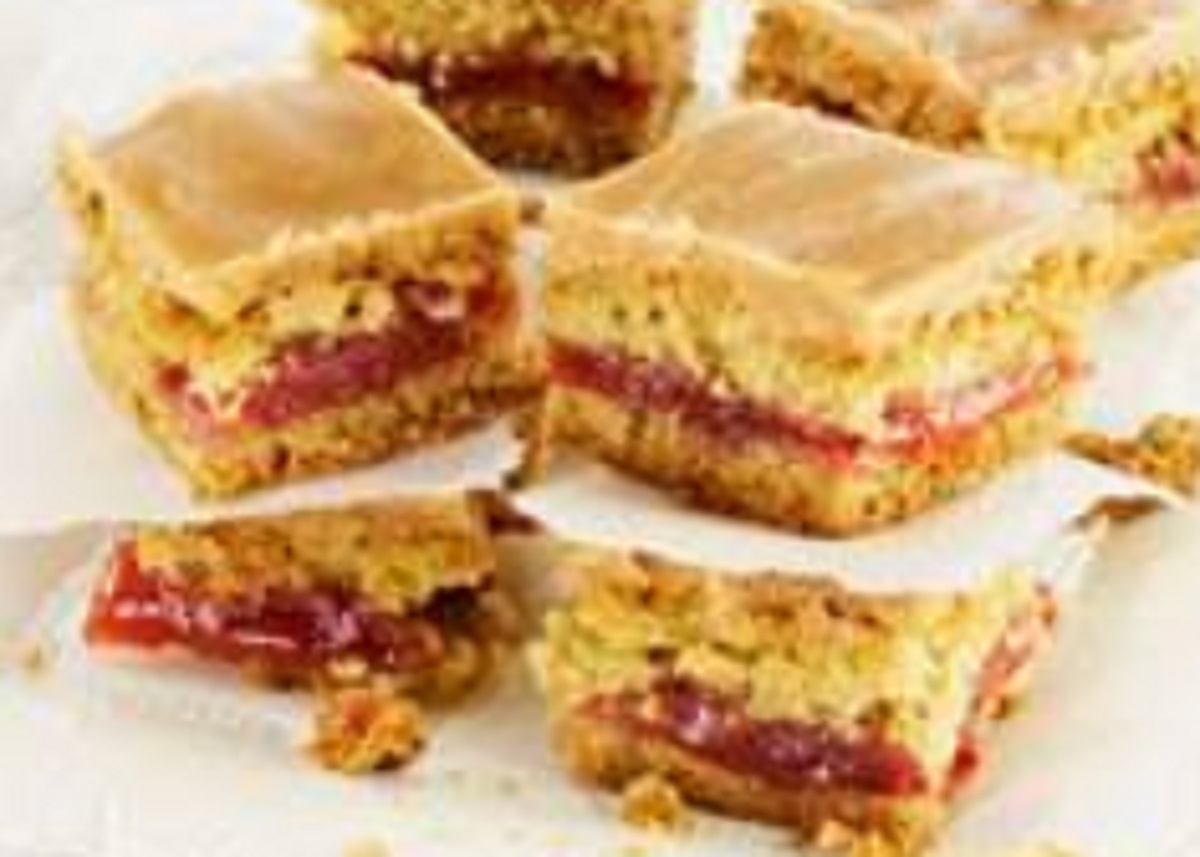 Recette: Carr�s aux fraises de Claudette Taillefer.