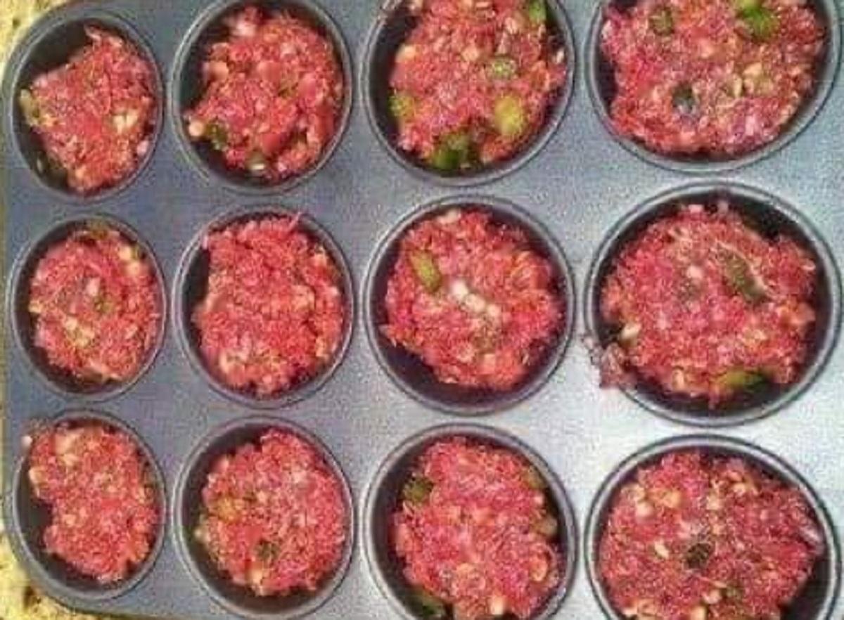 Recette: Minis pains de viande surprise.