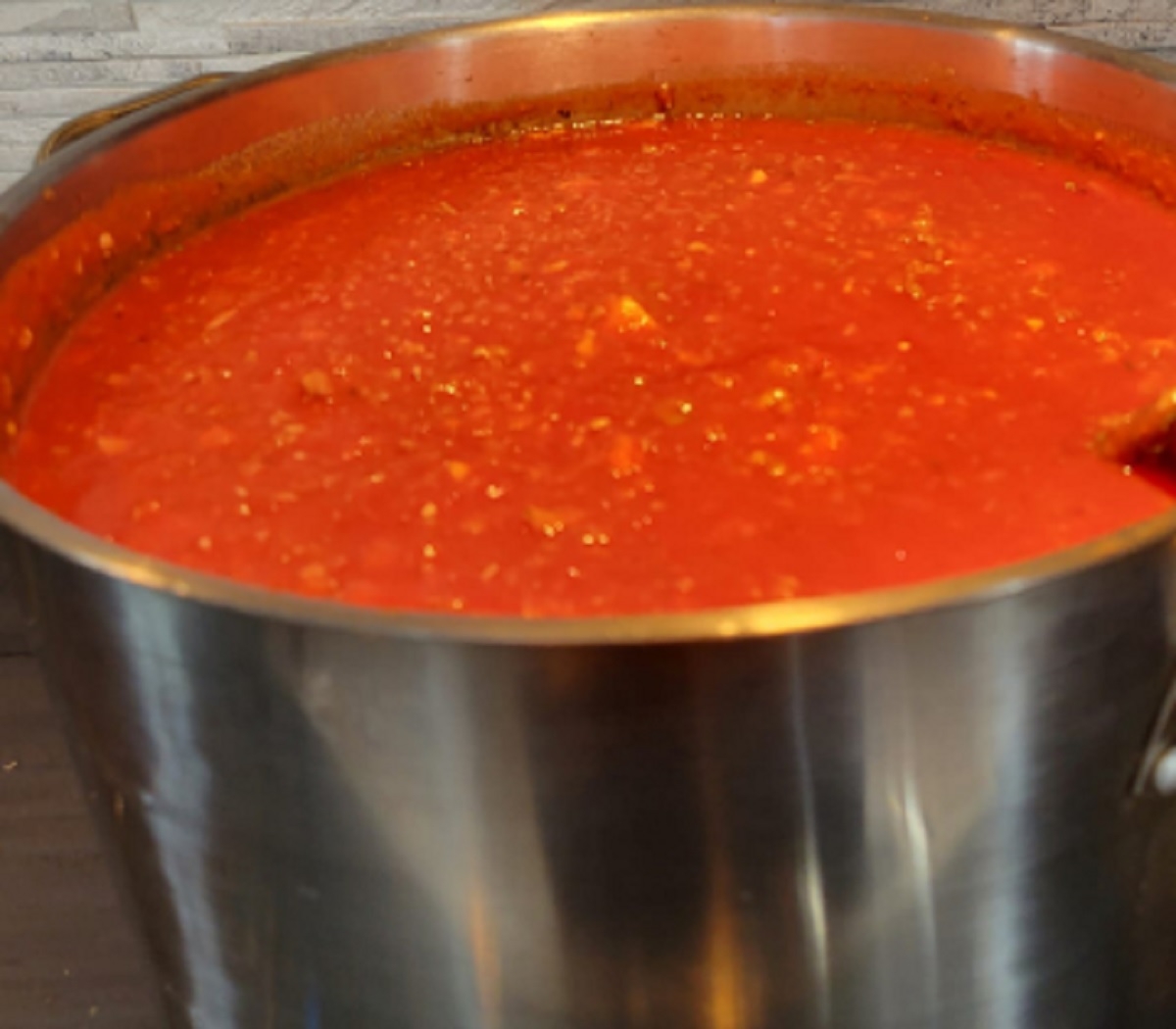 Recette: Sauce  spaghetti de maman.