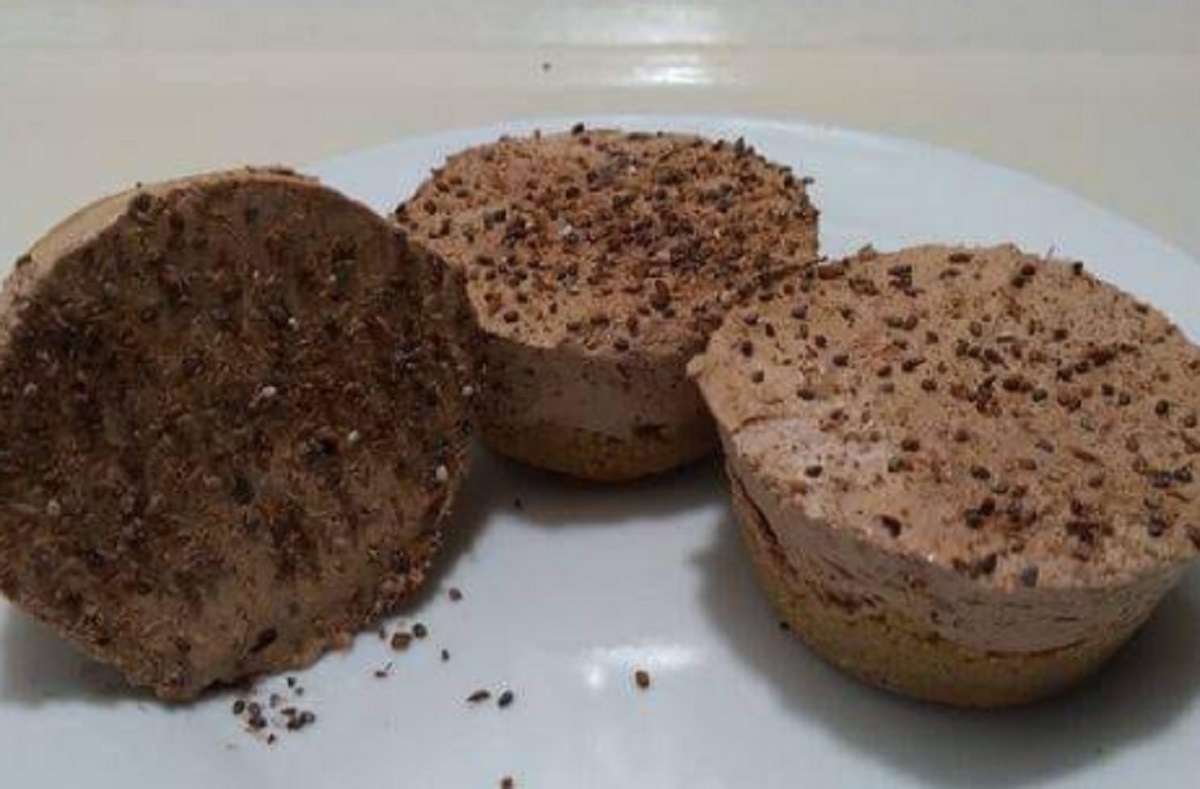 Recette: Petits gteaux au fromage et au chocolat.