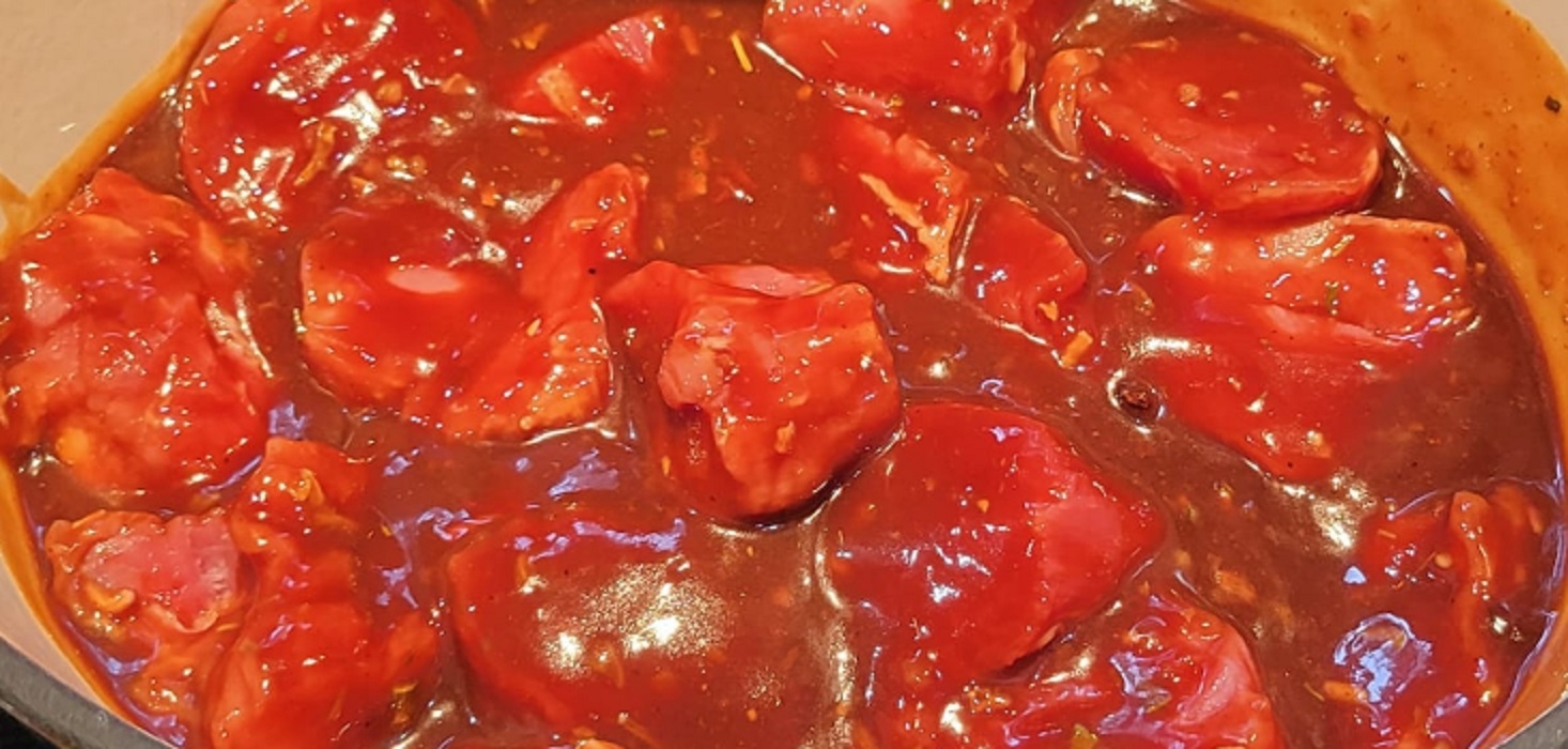 Recette: Filet de porc et sa sauce sucr�e.