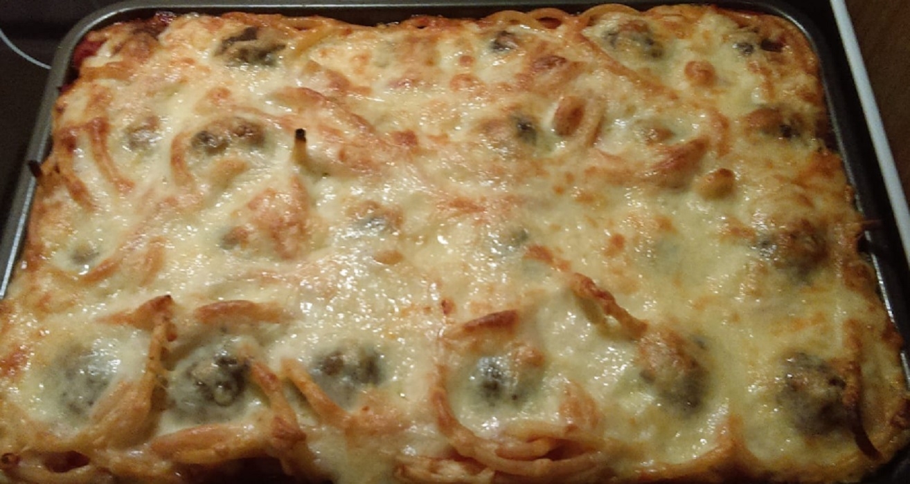 Recette: Macaronis long au saumon et brocoli.