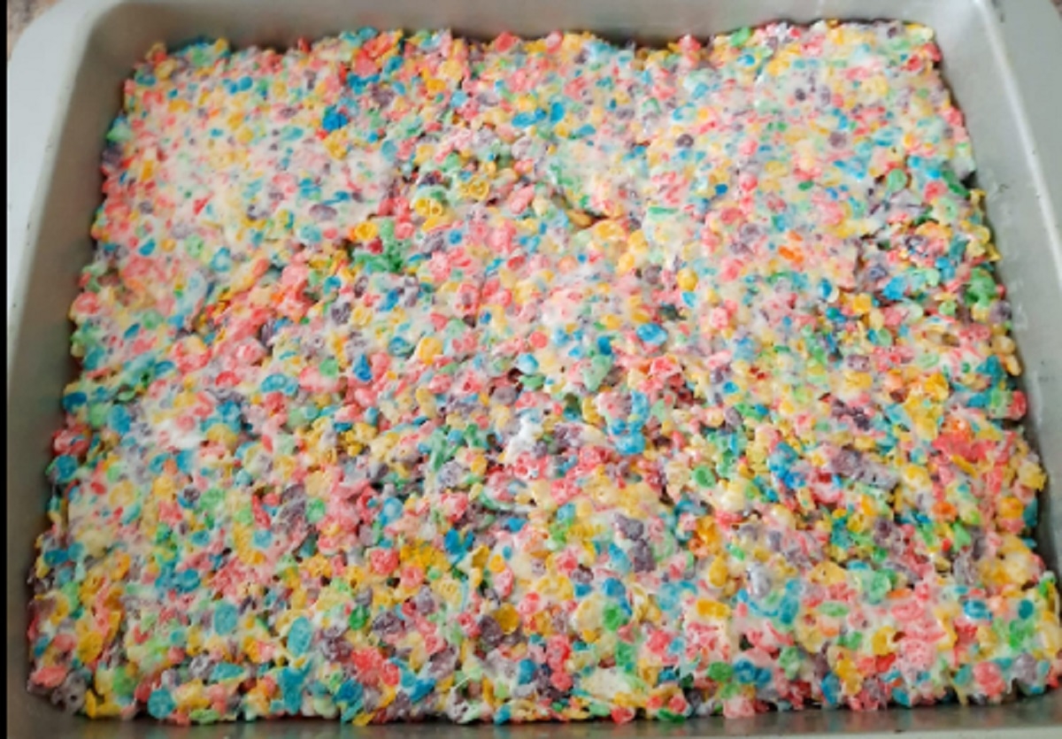 Recette: Rices Krispies aux gallets fruits. (Fruity Pebbles)