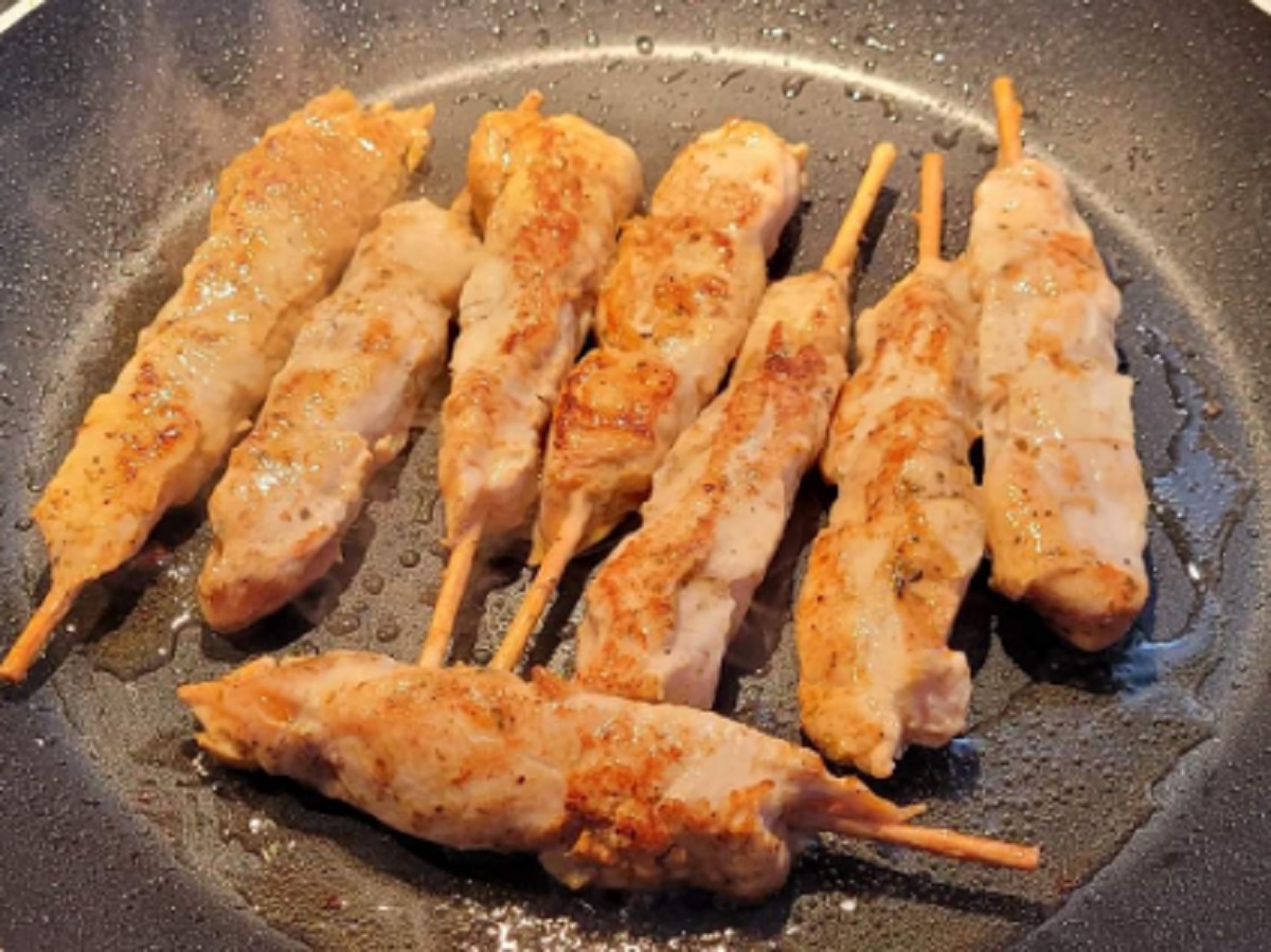 Recette: Souvlaki au poulet maison.