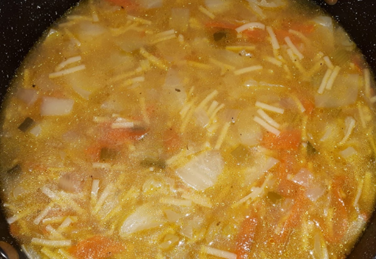 Recette: Soupe au chou d�licieuse de m�m�.