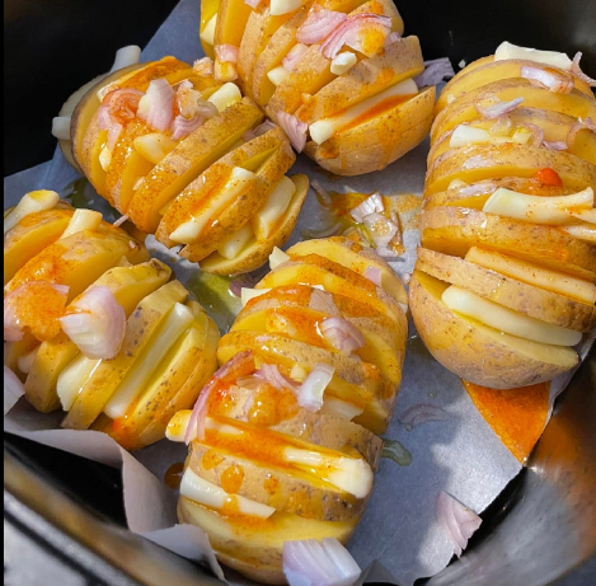 Recette: Pommes de terre farcies au fromage.