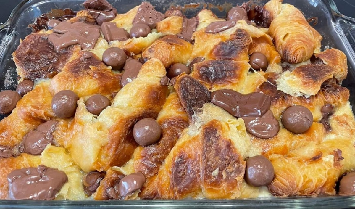Recette: Croissants perdu au chocolat.