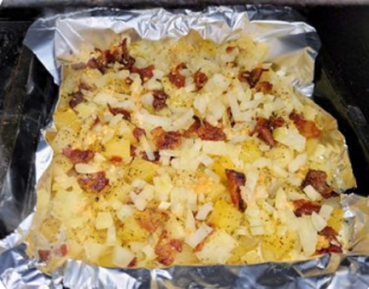 Recette: Pommes de terre en papillote cr�meuses.