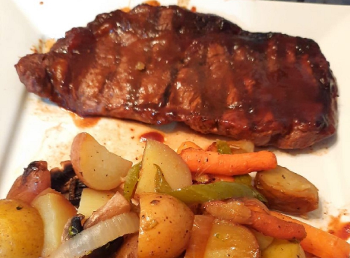 Recette: Contre filet de boeuf, sauce barbecue.