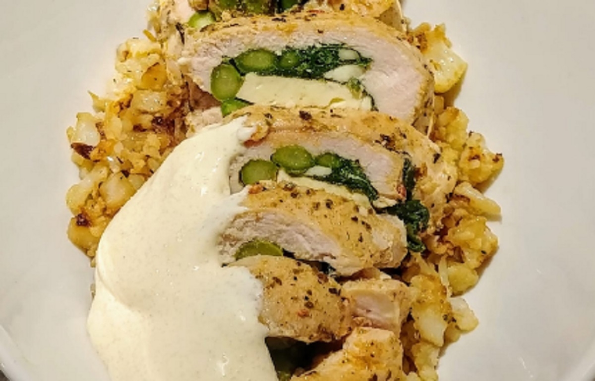 Recette: Poitrine de poulet farcie.