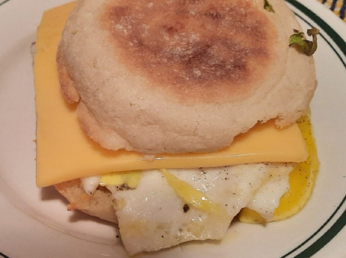 Recette: Oeuf Mc muffin de fiston.