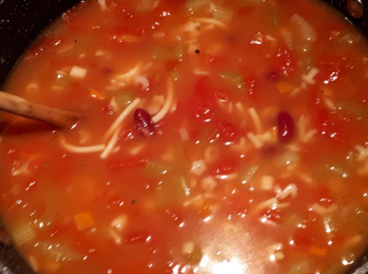 Recette: Soupe repas facile.