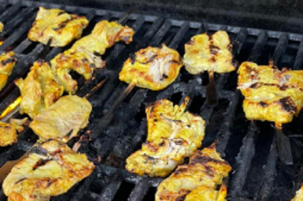 Recette: Porc satay, sauce aux arachides.