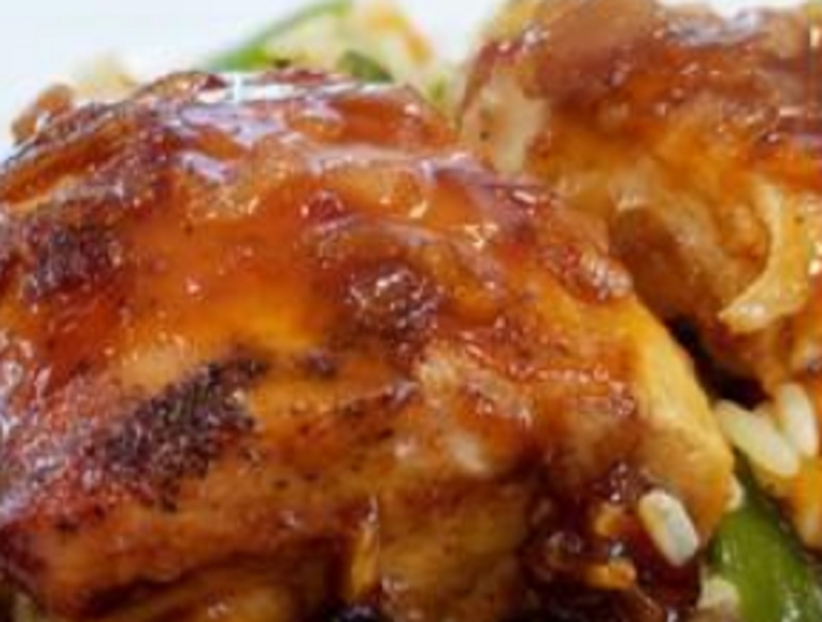 Recette: Poitrine�de poulet � l'oignon.