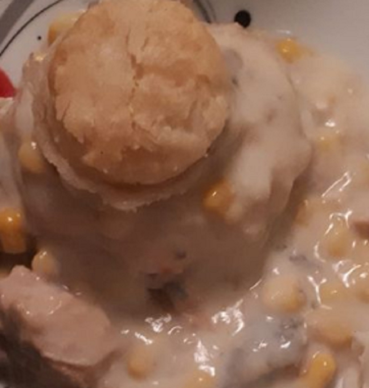 Recette: Vol au vent au saumon et ma�s en grain.