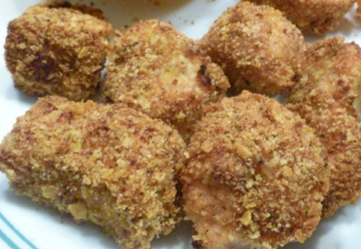 Recette: Bouch�es de poulet � l�estragon.