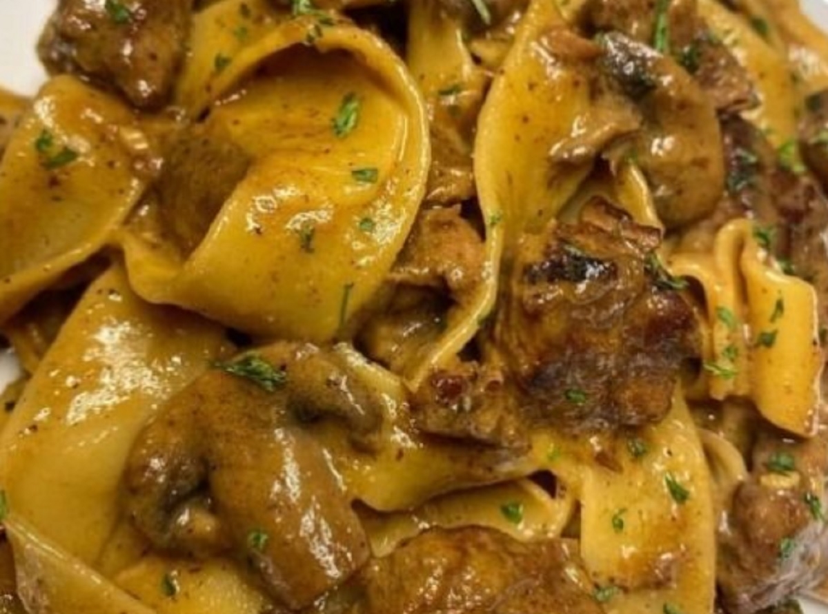 Recette: Boeuf stroganoff facile.