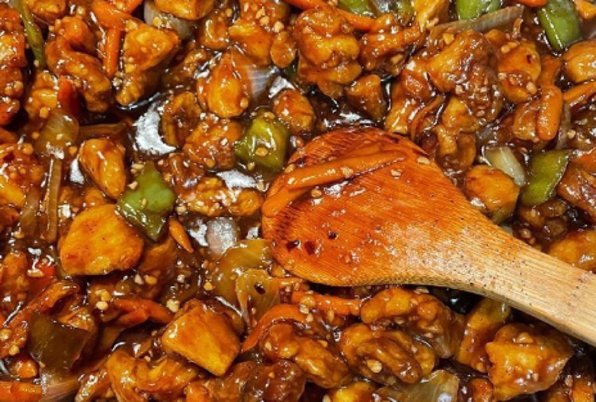 Recette: Poulet sucr en casserole.