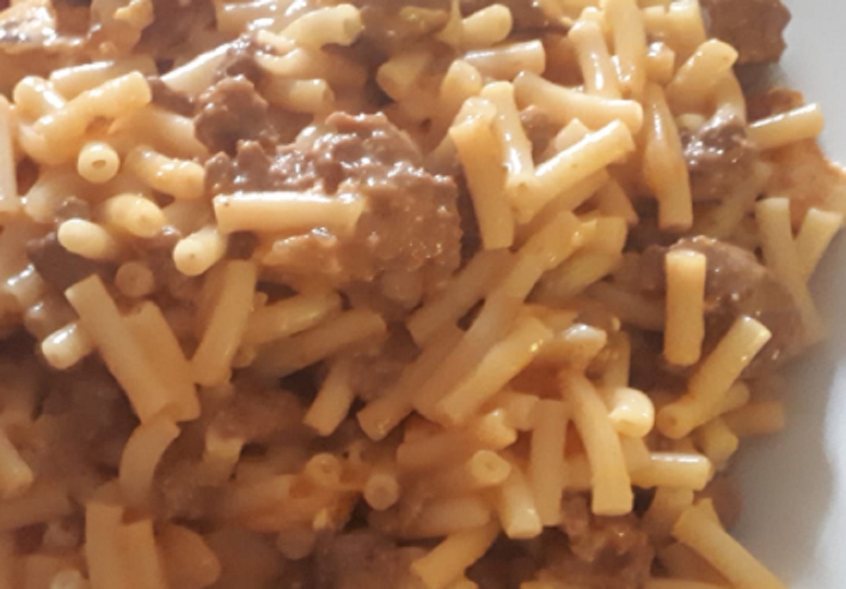 Recette: Macaronis dner kraft au boeuf hach.