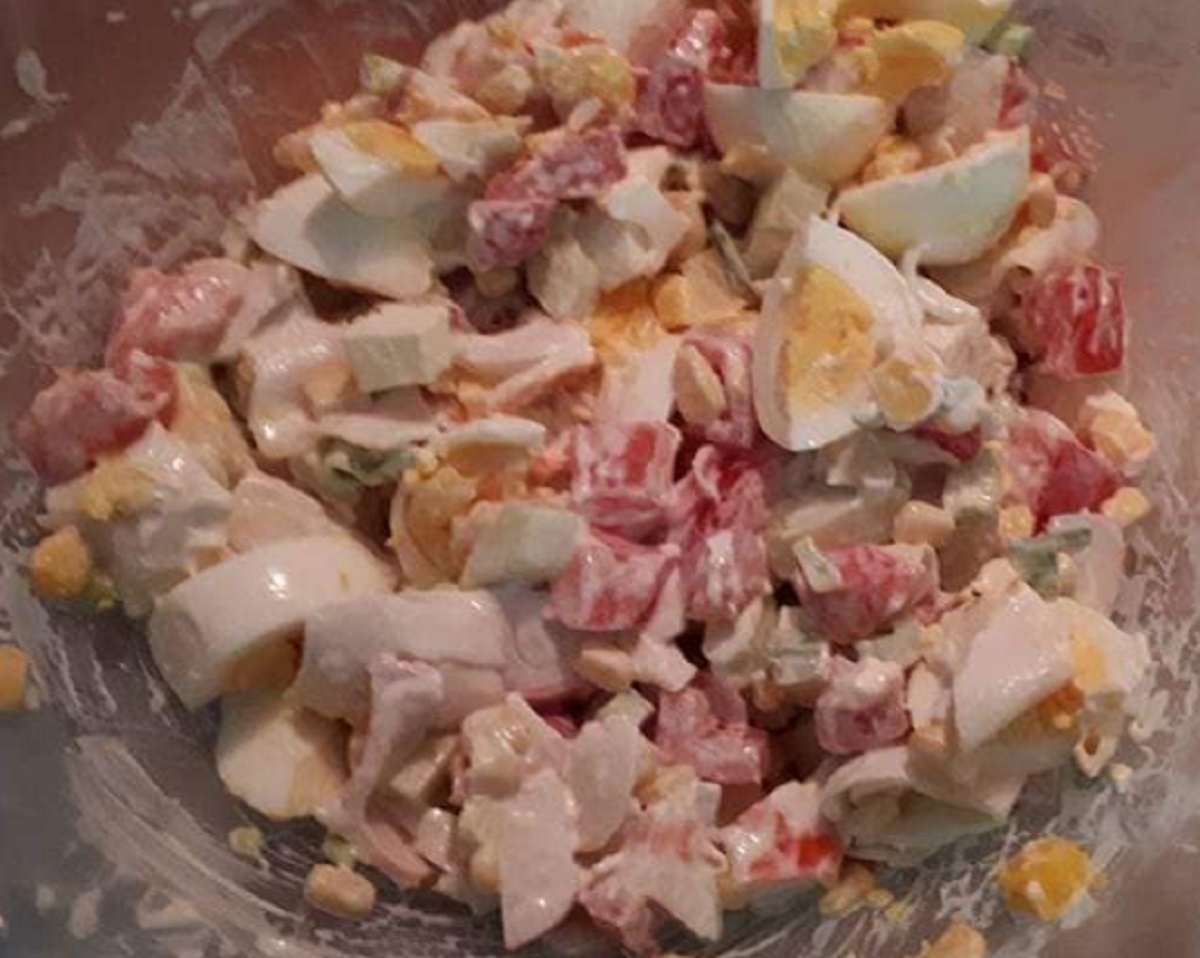 Recette: Salade de goberge et aux oeufs.