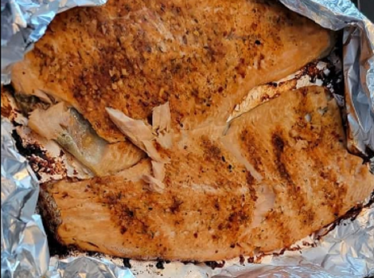 Recette: Filet de truite glac�e � l'�rable.