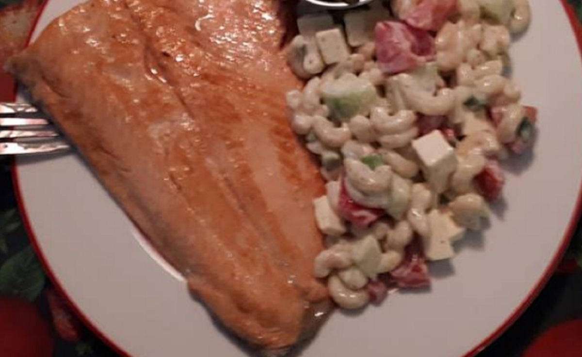 Recette: Filet de truite  la moutarde au four.