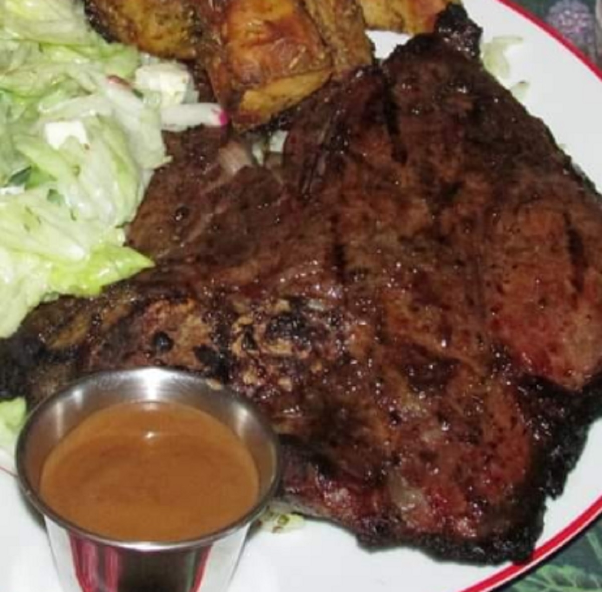 Recette: T-Bone de maman et sa sauce.