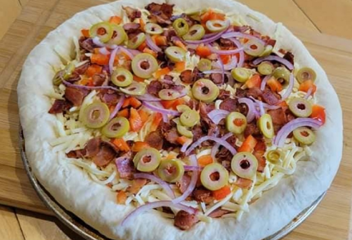 Recette: Pizza cro�te farcie.