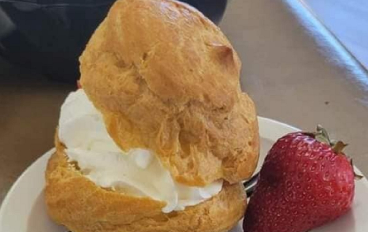 Recette: Chou � la cr�me de poire.