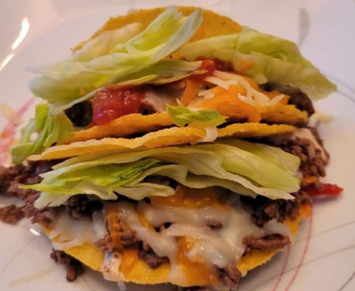 Recette: Tacos de boeuf hach et aux lentilles.