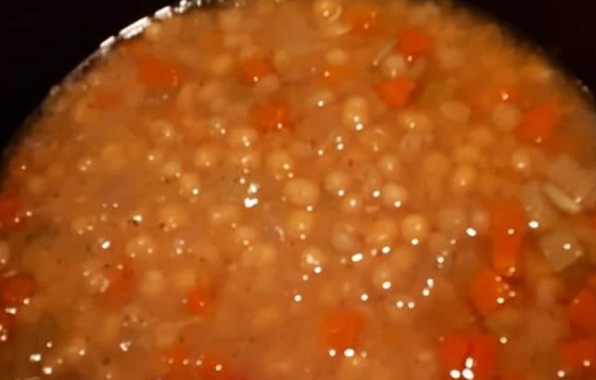 Recette: Soupe aux pois, parfum�e aux feuilles de Laurier.