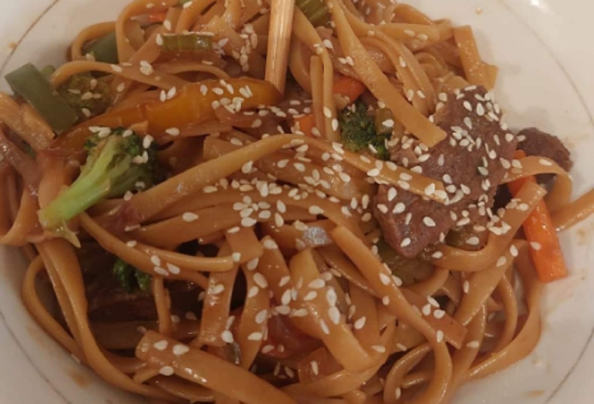 Recette: Nouilles asiatique au beurre d'amande.