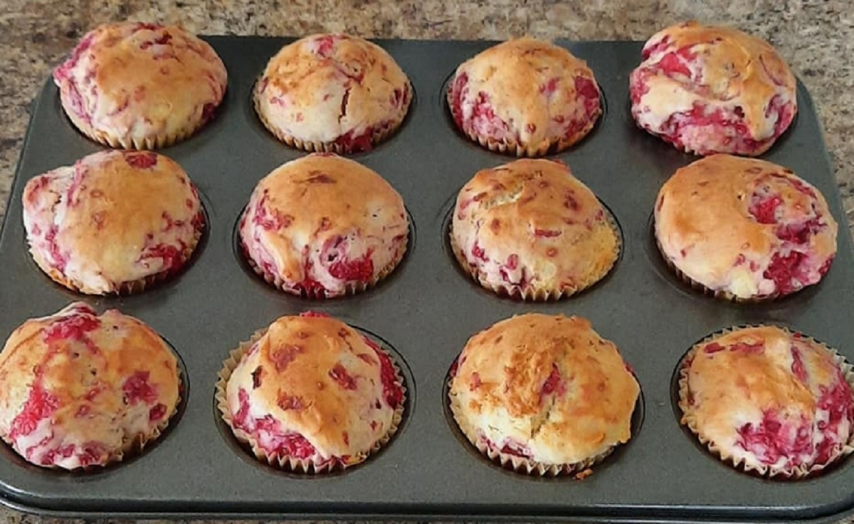 Recette: Muffins aux framboises sublime.