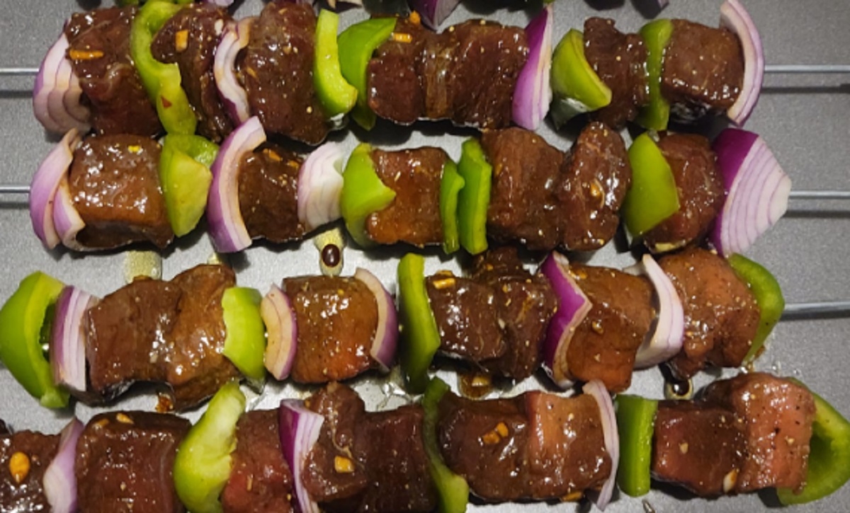 Recette: Brochettes de boeuf de style asiatique.