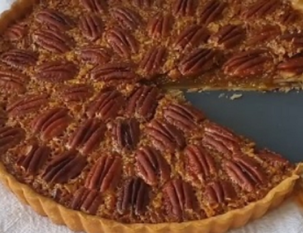 Recette: Tarte aux pacanes et sirop d'�rable sans oeufs.