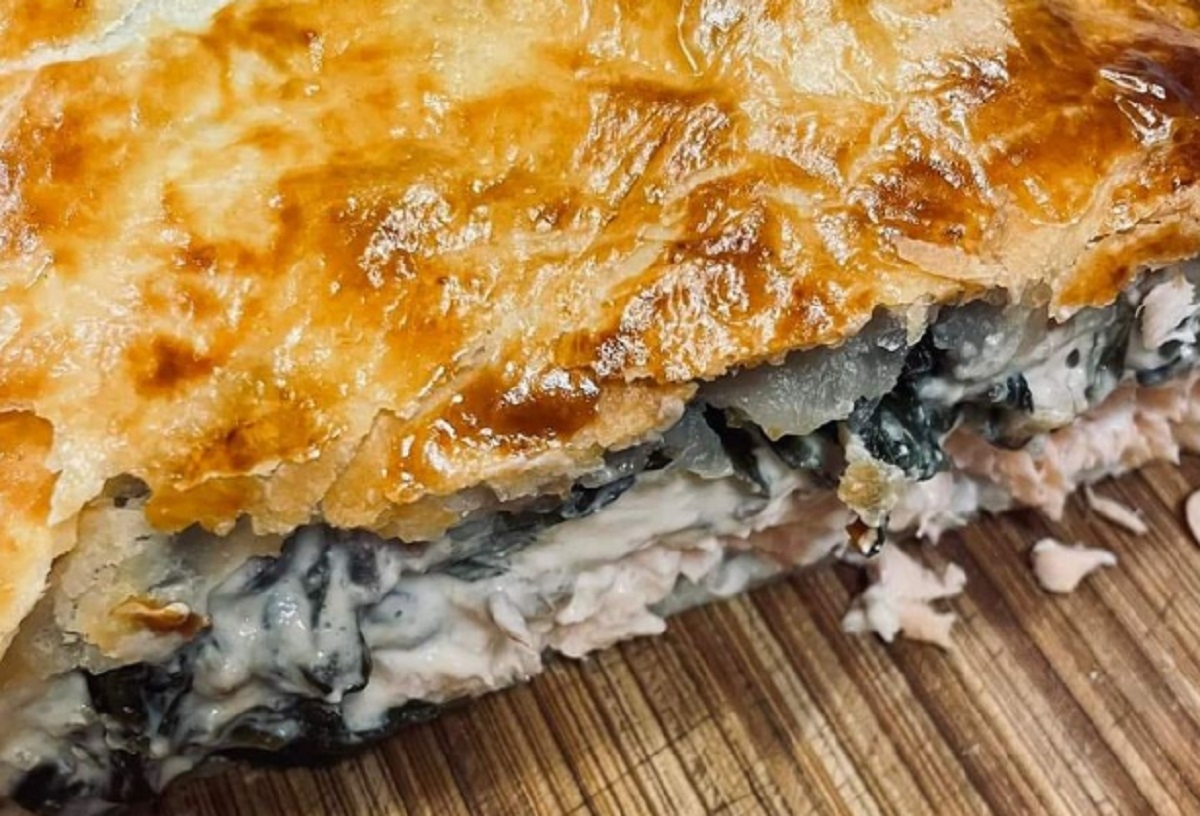 Recette: Saumon wellington.