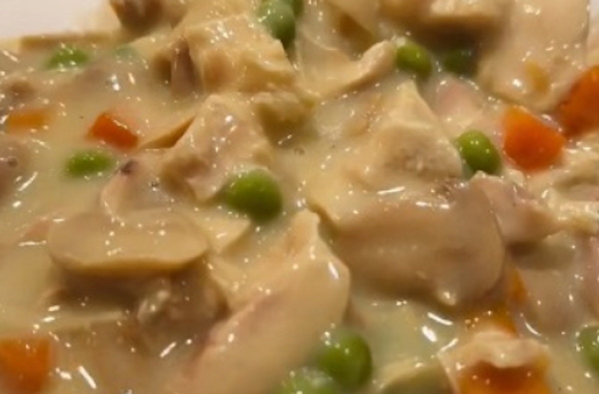Recette: Pr�paration � vol au vent au poulet facile.