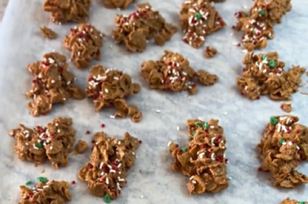 Recette: Bouches au beurre d'arachide et caramel cossais.